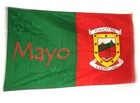 Official GAA Merchandise  Co Mayo County Crest GAA Flag  152cm x 91cm /5ft x3 ft
