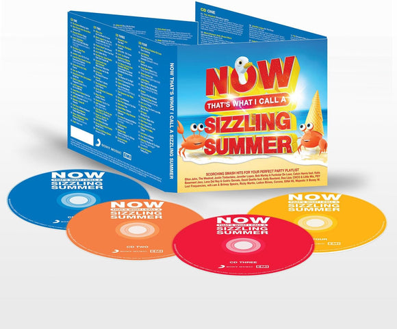 NOW That’s What I Call A Sizzling Summer - New 4CD - PreOrder 30/06/2023