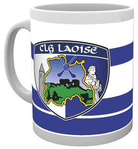 GAA COUNTY CREST BOX MUG LAOIS