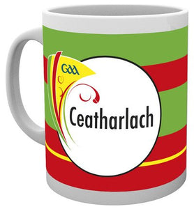 GAA COUNTY CREST BOX MUG CARLOW