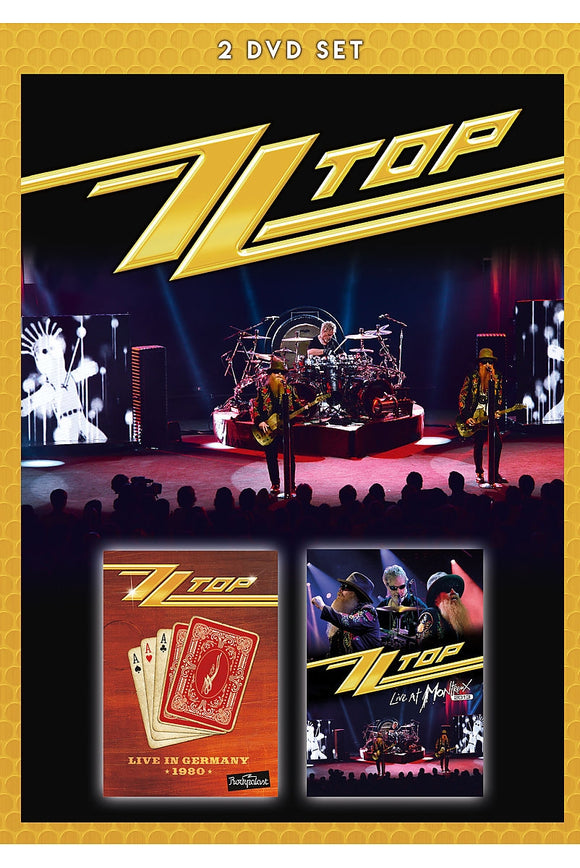 ZZ TOP - LIVE IN GERMANY + LIVE AT MONTREUX - New DVD - Pre Order Released 28/09/2018