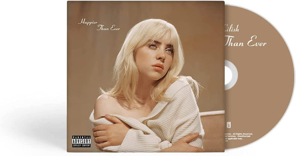 Billie Eilish - Happier Than Ever - New CD - Released 30/07/2021