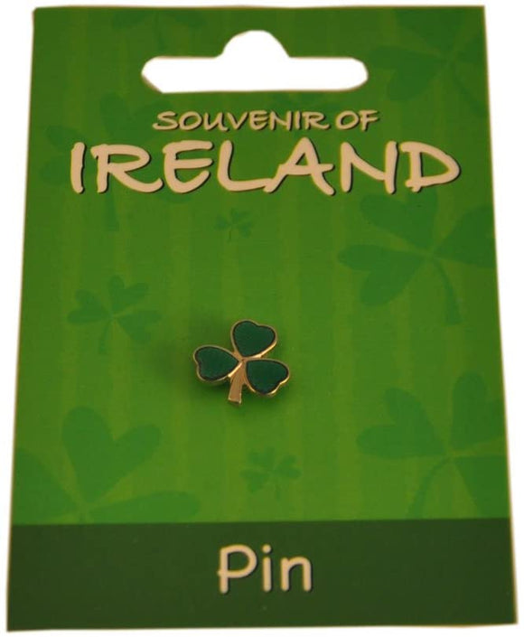 Souvenir Of Ireland - Irish Shamrock Pin Lapel Badge