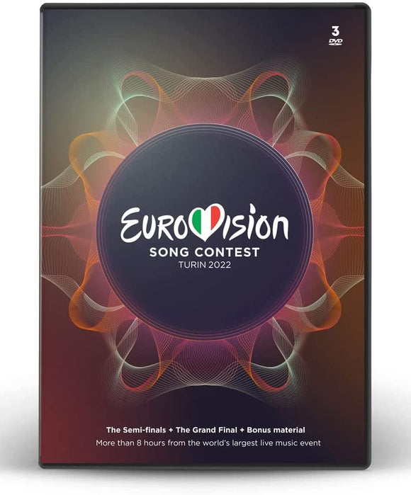 Various Artists - Eurovision 2022 - New 3 DVD - Released 15/07/2022