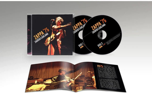Frank Zappa - Zappa ‘75: Zagreb / Ljubljana - New 2CD - PreOrder 14/10/2022