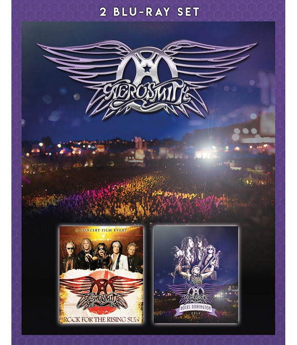 AEROSMITH - ROCK FOR THE RISING SUN + ROCKS DONINGTON - New Blu-Ray - Pre Order Released 28/09/2018