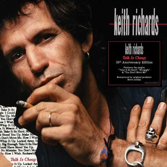 Keith Richards - Talk Is Cheap - New CD Album - Released 29/03/2019