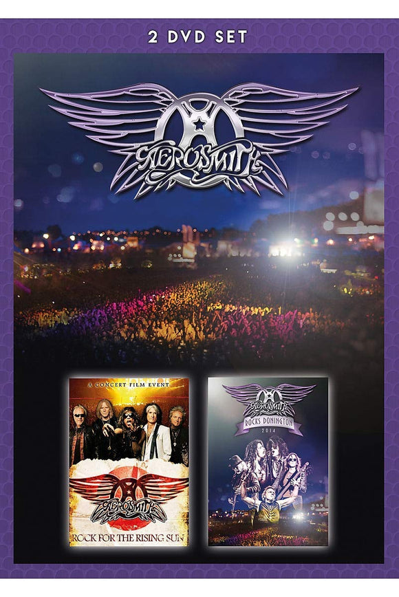 AEROSMITH - ROCK FOR THE RISING SUN + ROCKS DONINGTON - New DVD - Pre Order Released 28/09/2018