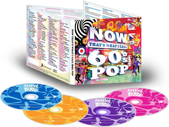 Various Artists - NOW That's What I Call 60s Pop - New 4CD PreOrder 10/03/2023