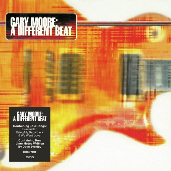Gary Moore - A Different Beat - New CD - PreOrder Released 02/12/2022