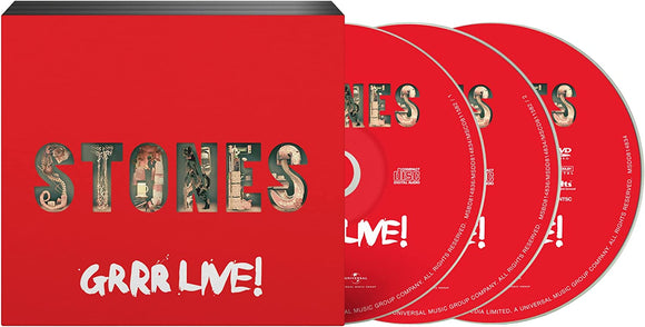 The Rolling Stones - GRRR Live! - New DVD + 2CD - PreOrder Released 10/02/2023