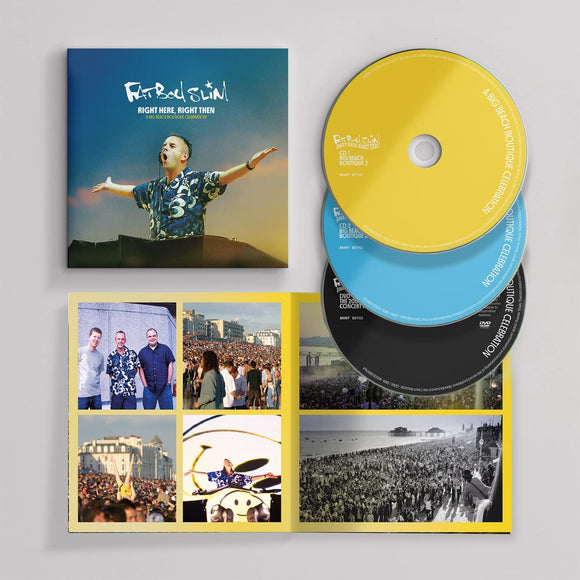 Fatboy Slim - Right Here Right Then - 2CD + DVD - Pre-Order Released 02/09/2022