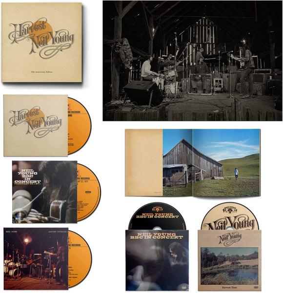 Neil Young - Harvest - New 3CD + 2DVD - PreOrder Released 02/12/2022
