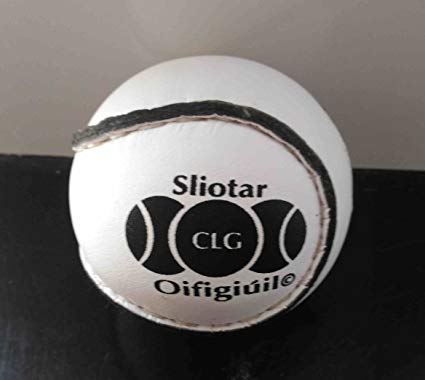 Official GAA SCÓR-MÓR Hurley Ball/Sliotars - White - Size 4