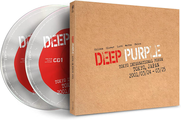 Deep Purple - Live In Tokyo 2001 - New 2CD - PreOrder Released 28/10/2022