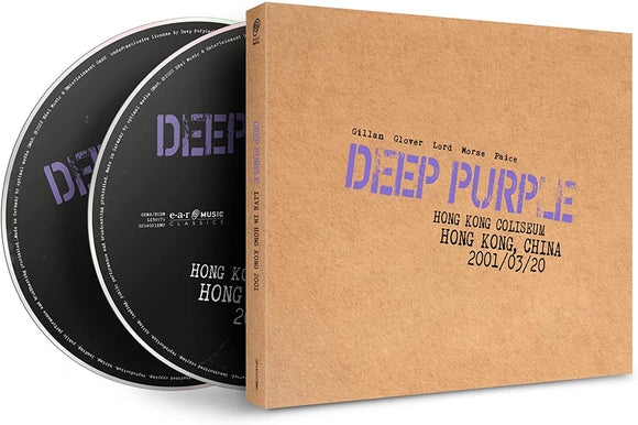 Deep Purple - Live In Hong Kong 2001 - New 2CD - PreOrder Released 28/10/2022