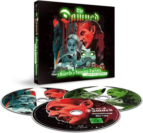 The Damned - A Night of A Thousand Vampires New 2CD+BLURAY PreOrder 28/10/2022