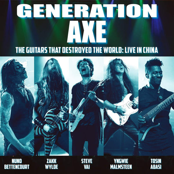 Generation Axe The Guitars That Destroyed The World New CD Released 28/06/2019