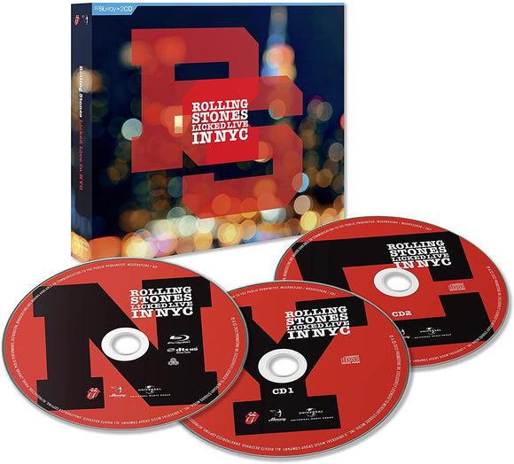 Rolling Stones - Licked Live in NYC - New 2CD + BLURAY - Released 10/06/2022