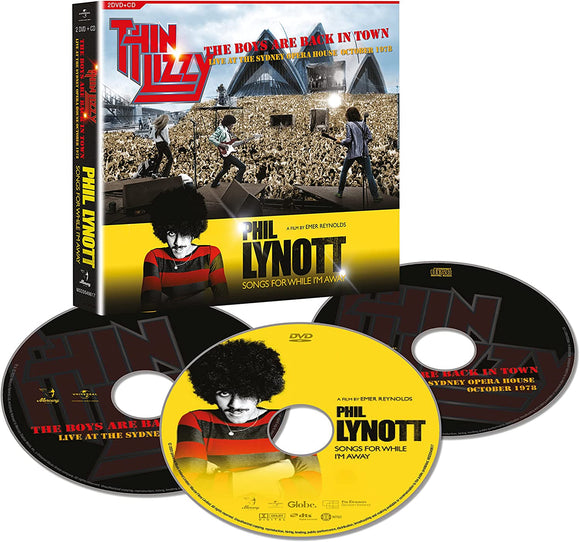Thin Lizzy Songs For While Im Away+The Boys Are Back In Town 2DVD/CD 24/06/2022