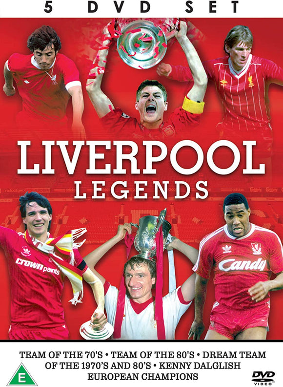 Liverpool Legends - Dream Teams of 70's/80's and more - New 5 DVD SET