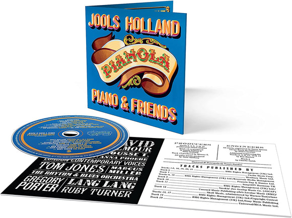 JOOLS HOLLAND – PIANO & FRIENDS - New CD - Released 19/11/2021