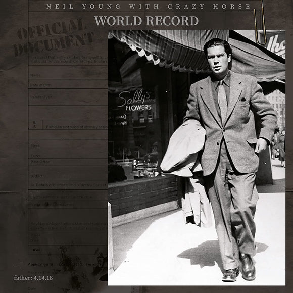NEIL YOUNG & CRAZY HORSE - WORLD RECORD - New 2CD PreOrder Released 18/11/2022