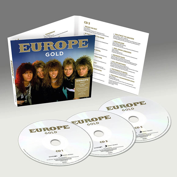 EUROPE GOLD - New 3CD