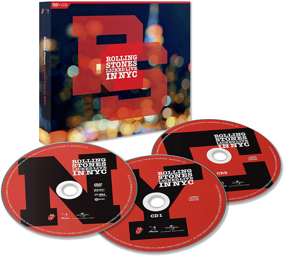 Rolling Stones - Licked Live in NYC - New 2CD + DVD - Released 10/06/2022
