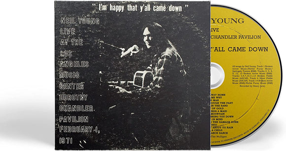 NEIL YOUNG - DOROTHY CHANDLER PAVILION 1971 - New CD - Released 06/05/2022