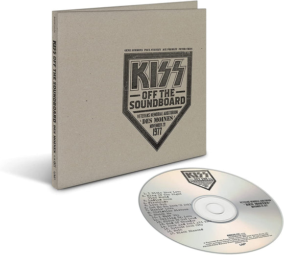 Kiss Off The Soundboard: Des Moines November 29, 1977 CD PreOrder 09/09/2022