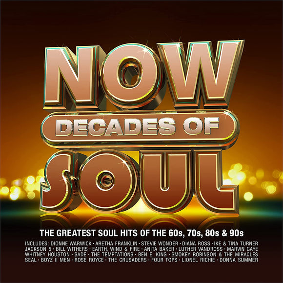 Various Artists - NOW Decades of Soul - New 4CD - Released 13/08/2021