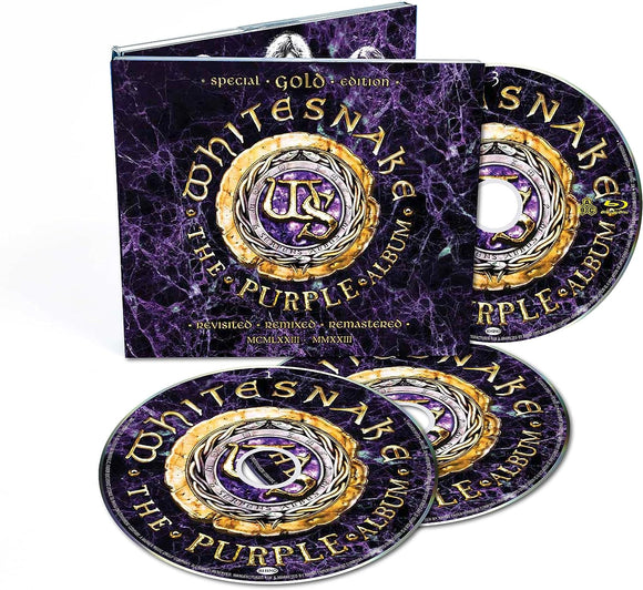 Whitesnake PURPLE ALBUM SPECIAL GOLD EDITION New CD + BLURAY PreOrder 13/10/2023