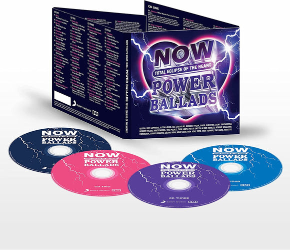 NOW That's What I Call Power Ballads - New 4CD Set - PreOrder 12/08/2022