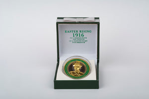 Michael Collins Commemoration Coin In a GPO 1916 gift box