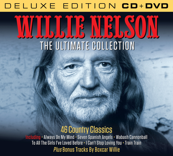 Willie Nelson - The Ultimate Collection CD / DVD 2017 with Bonus Tracks Featuring Boxcar Willie