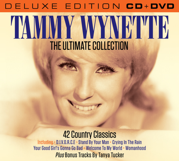 Tammy Wynette - The Ultimate Collection CD / DVD 2017 with Bonus Tracks Featuring Tanya Tucker