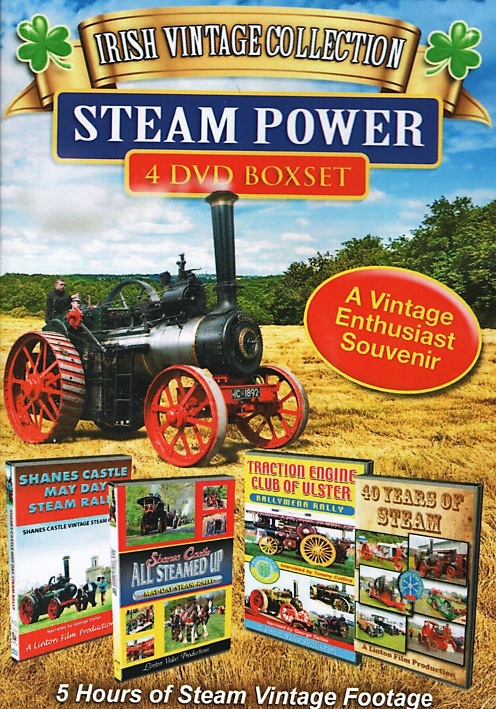 Irish Vintage Collection - Steam Power - 4 DVD Box Set