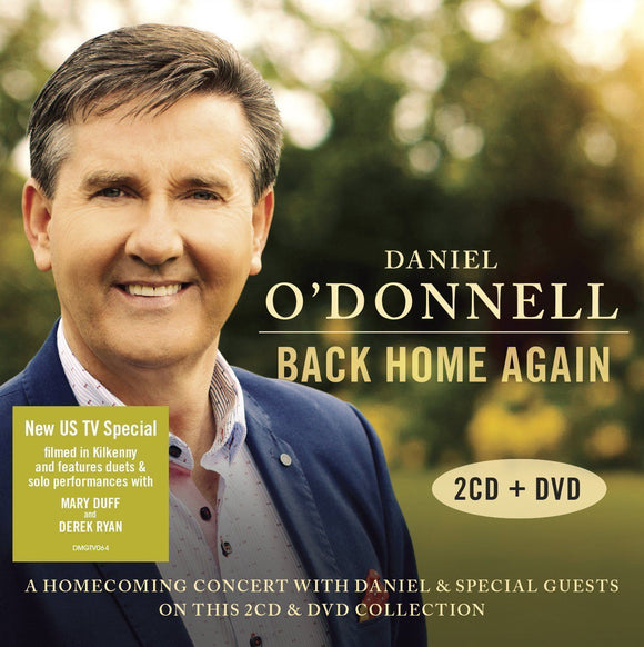 Daniel O'Donnell - Back Home Again - 2CD & DVD Album Set