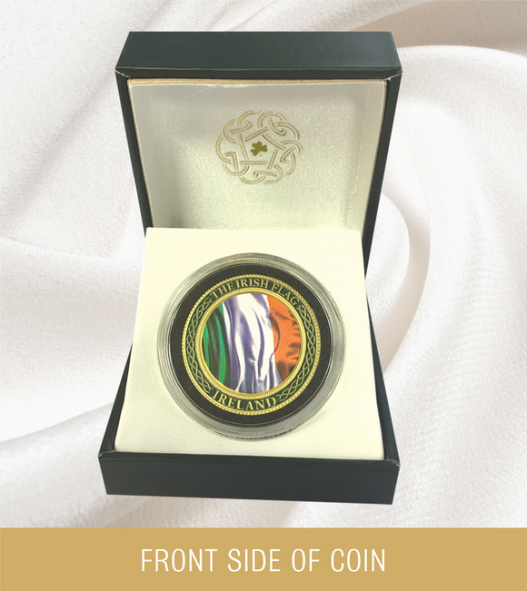 Irish Tricolour - (trídhathach na hÉireann) Collectors Coin