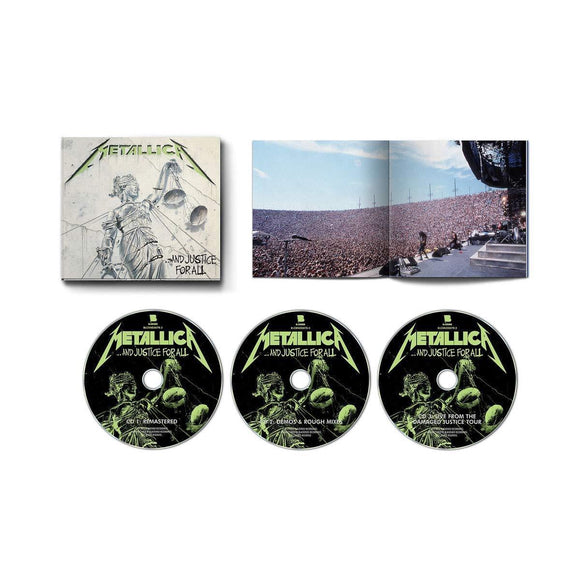 Metallica - …And Justice for All - New 3CD Expanded Album - PreOrder 02/11/2018