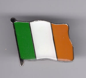 Souvenir Of Ireland - Irish Flag Tricolour - Pin Badge